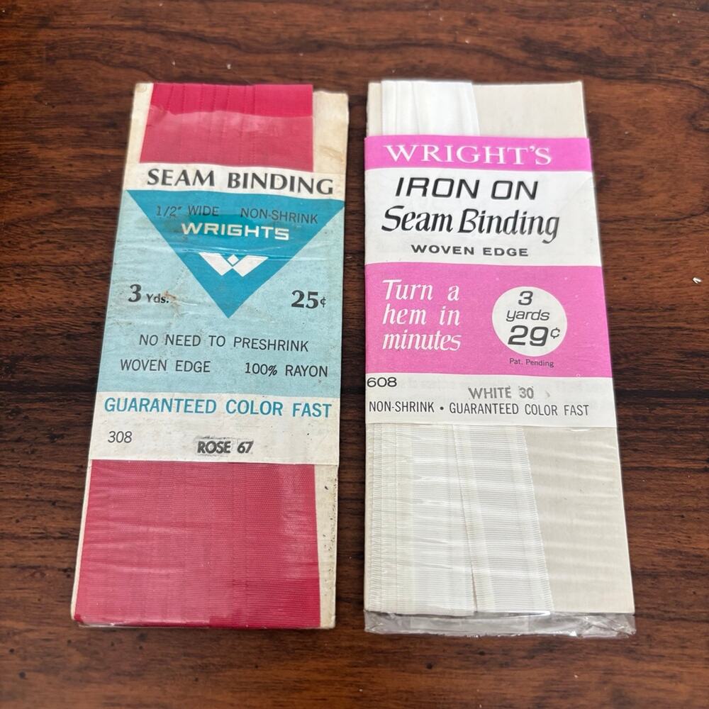 Vintage Wright’s Seam Binding